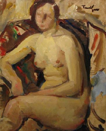 Nicolae Tonitza Nud. oil painting picture